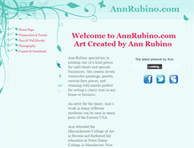 Tablet Screenshot of annrubino.com